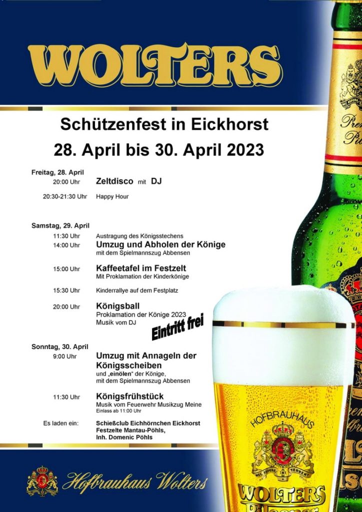 Flyer Schützenfest 2023